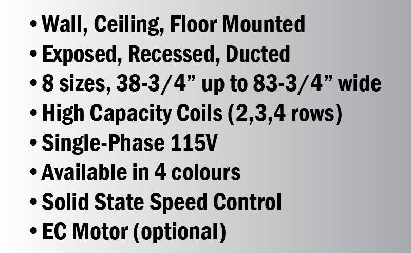 Product Page – Model C and CW Cabinet Unit Heaters Product Info Modine Model C and CW Cabinet Unit Heaters